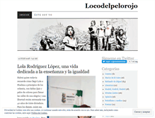 Tablet Screenshot of locodelpelorojo.com
